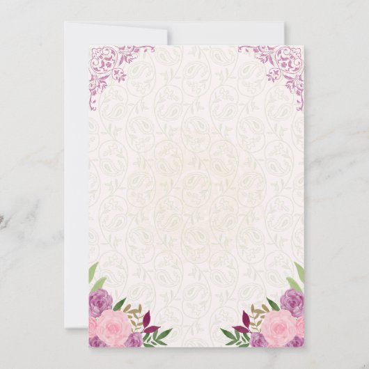 huwelijksbrief kaart (Achterkant)