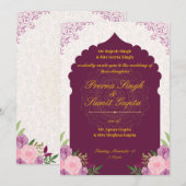 huwelijksbrief kaart (Voorkant / Achterkant)