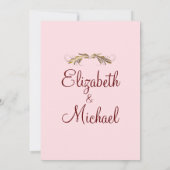  huwelijksbruin goud kaart (Achterkant)