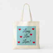 Huwelijksbudget voor hart tote bag (Achterkant)