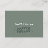 Huwelijkscadeau Aanvraag Honeymoon Geld Gepersonal Informatiekaartje (Achterkant)