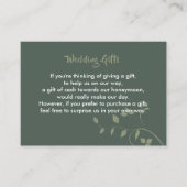 Huwelijkscadeau Aanvraag Honeymoon Geld Gepersonal Informatiekaartje (Voorkant)