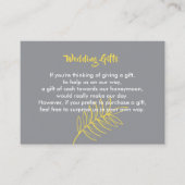 Huwelijkscadeau Aanvraag Honeymoon Geld Gepersonal Informatiekaartje (Voorkant)