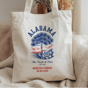 Huwelijkscadeau Alabama Welkomstcadeau bruidsmeisj Tote Bag