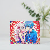 Huwelijkscadeau bedankbriefjes briefkaart (Staand voorkant)