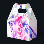 Huwelijkscadeau-doos met giraffe, dier uit de zoo bedankdoosjes<br><div class="desc">Giraffe waterverf schilderij Huwelijks Taart Favoriet Dozen,  Volledig Aanpasbaar. Ontworpen vanuit een van mijn waterverfschilderijen.</div>