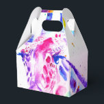 Huwelijkscadeau-doos met giraffe, dierentuin dier bedankdoosjes<br><div class="desc">Giraffe waterverfschildering Huwelijksgunstdozen,  Volledig aanpasbaar. Ontworpen op basis van een van mijn waterverfschilderijen.</div>