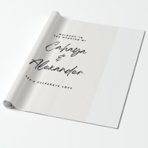 Huwelijkscadeau Inpakpapier