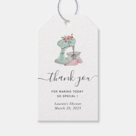 Huwelijkscadeau mixer Trouwfeest Bedankt Gift Tags Cadeaulabel