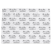 Huwelijkscadeau Mr en Mrs gepersonaliseerde naamco Groot Cadeauzakje (Voorkant)