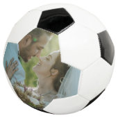 Huwelijkscadeau Voetbal Custom Koppel Afbeelding O (Drie kwart)