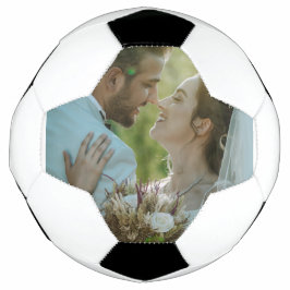 Huwelijkscadeau Voetbal Custom Koppel Afbeelding O