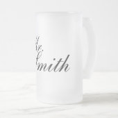 huwelijkscadeau voor mok van bier (Voorkant rechts)