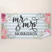 Huwelijkscadeau voor pasgehuwden Reis Handdoek (Voorkant)