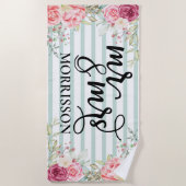 Huwelijkscadeau voor pasgehuwden Reis Handdoek (Voorkant)