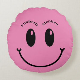 Huwelijkscadeau voor stel Uniek Grappig Gelukkig G Rond Kussen