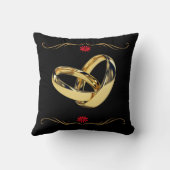 Huwelijkscadeau voor vrouw kussen (Achterkant)