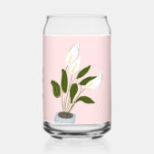 Huwelijkscadeau vrouw geluk blikvorm glas (Achterkant)