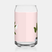 Huwelijkscadeau vrouw geluk blikvorm glas (Links)