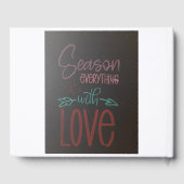 Huwelijkscadeauboek  gastenboek (Achterkant)