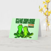 Huwelijkscadeaus 25 jaar getrouwd kaart (Gele Bloem)