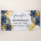 Huwelijkscadeaus Bachelorette Party Gift, Wedding  Strandlaken (Voorkant)