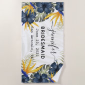 Huwelijkscadeaus Bachelorette Party Gift, Wedding  Strandlaken (Voorkant)