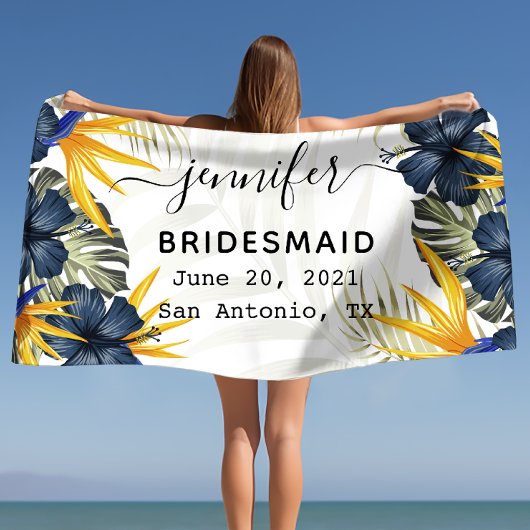 Huwelijkscadeaus Bachelorette Party Gift, Wedding  Strandlaken