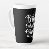Huwelijkscadeaus | Bride en Groom Latte Mok (Linkerhoek)