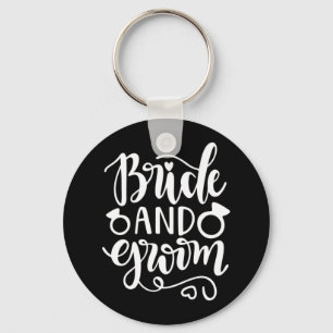 Huwelijkscadeaus Bride en Groom Sleutelhanger