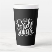 Huwelijkscadeaus | Bride Squad Latte Mok (Voorkant)