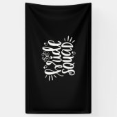 Huwelijkscadeaus | Bride Squad Spandoek (Verticaal)