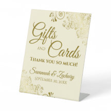 Huwelijkscadeaus en Kaarten Hartelijk dank voor uw