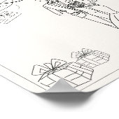 Huwelijkscadeaus en Kaarten teken Poster (Hoek)