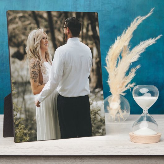 Huwelijkscadeaus Fotoplaat (Zijkant)