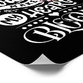 Huwelijkscadeaus | Je maakt mijn hartbloem Poster (Hoek)