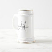 Huwelijkscadeaus Mok Monogrammen (Voorkant links)