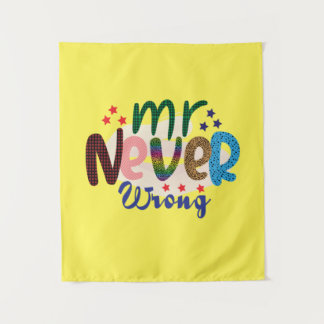 Huwelijkscadeaus | Mr Never Wrong Wandkleed