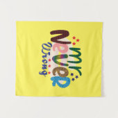 Huwelijkscadeaus | Mr Never Wrong Wandkleed (Voorkant (horizontaal))