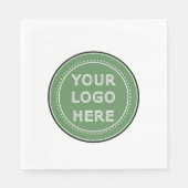 Huwelijkscadeaus op maat, Elegant, Jubileum Cadeau Servet (Voorkant)