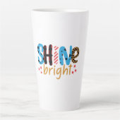 Huwelijkscadeaus | Shine Bright Latte Mok (Voorkant)