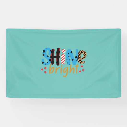 Huwelijkscadeaus | Shine Bright Spandoek (Horizontaal)