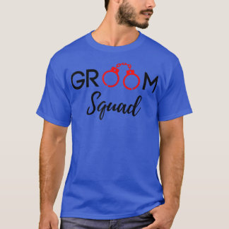 Huwelijkscadeaus van Groom Squad Groomsmen Wedding T-shirt