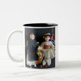 Huwelijkscadeautag Tweekleurige Koffiemok
