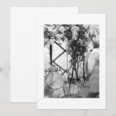 "Huwelijkscentrum" ZWART/WIT UITNODIGING (Voorkant / Achterkant)