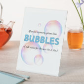 Huwelijksceremonie Bubble Verstuur teken Reclamebord Met Voetstuk (Insitu)