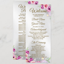 Huwelijksceremonie Kleurrijke Roze Bloemen Gouden