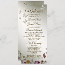 Huwelijksceremonie Kleurrijke Tuin Bloemen Rustiek