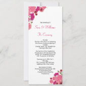 Huwelijksceremonie Programma Sjabloon (Voorkant)