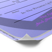 huwelijkscertificaten poster (Hoek)